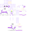 Minecraft skin texture, 64x64 pixels