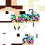 Minecraft skin texture, 64x64 pixels