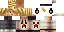 Minecraft skin texture, 64x32 legacy pixels