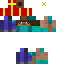 Minecraft skin texture, 64x64 pixels