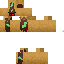 Minecraft skin texture, 64x64 pixels