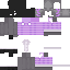 Minecraft skin texture, 64x64 pixels