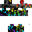 Minecraft skin texture, 64x64 pixels