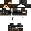 Minecraft skin texture, 64x64 pixels