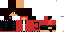 Minecraft skin texture, 64x32 legacy pixels