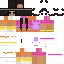 Minecraft skin texture, 64x64 pixels