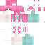 Minecraft skin texture, 64x64 pixels