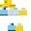 Minecraft skin texture, 64x64 pixels