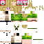 Minecraft skin texture, 64x64 pixels