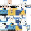 Minecraft skin texture, 64x64 pixels