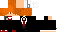 Minecraft skin texture, 64x32 legacy pixels