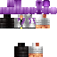 Minecraft skin texture, 64x64 pixels