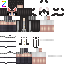 Minecraft skin texture, 64x64 pixels