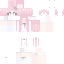 Pink Minecraft skin texture, 64x64 pixels