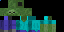 Minecraft skin texture, 64x32 legacy pixels
