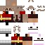 Minecraft skin texture, 64x64 pixels