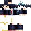 Minecraft skin texture, 64x64 pixels