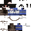 Minecraft skin texture, 64x64 pixels