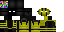Minecraft skin texture, 64x32 legacy pixels