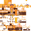 Minecraft skin texture, 64x64 pixels