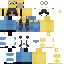 Minecraft skin texture, 64x64 pixels