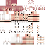Minecraft skin texture, 64x64 pixels