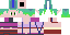 Minecraft skin texture, 64x32 legacy pixels