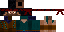 Minecraft skin texture, 64x32 legacy pixels