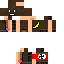 Minecraft skin texture, 64x64 pixels