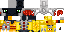 Minecraft skin texture, 64x32 legacy pixels