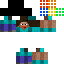 Minecraft skin texture, 64x64 pixels