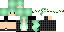 Minecraft skin texture, 64x32 legacy pixels