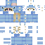 Minecraft skin texture, 64x64 pixels