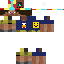 Minecraft skin texture, 64x64 pixels