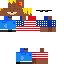 Minecraft skin texture, 64x64 pixels