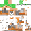 Minecraft skin texture, 64x64 pixels