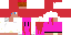 Minecraft skin texture, 64x32 legacy pixels