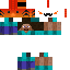 Minecraft skin texture, 64x64 pixels
