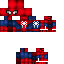 Minecraft skin texture, 64x64 pixels