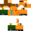 Minecraft skin texture, 64x64 pixels