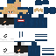 Minecraft skin texture, 64x64 pixels