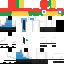 Minecraft skin texture, 64x64 pixels