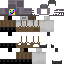 Minecraft skin texture, 64x64 pixels