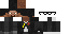 Minecraft skin texture, 64x32 legacy pixels