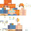 Minecraft skin texture, 64x64 pixels