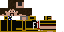 Minecraft skin texture, 64x32 legacy pixels