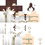 Minecraft skin texture, 64x64 pixels