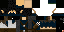 Minecraft skin texture, 64x32 legacy pixels