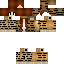 Minecraft skin texture, 64x64 pixels