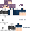 Minecraft skin texture, 64x64 pixels